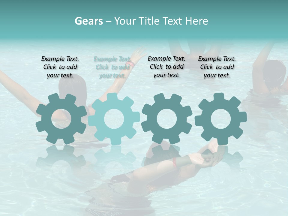 Red Sea Woman PowerPoint Template