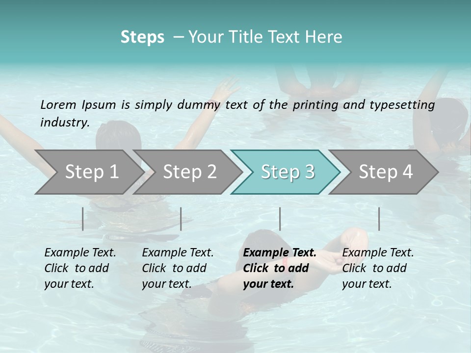 Red Sea Woman PowerPoint Template