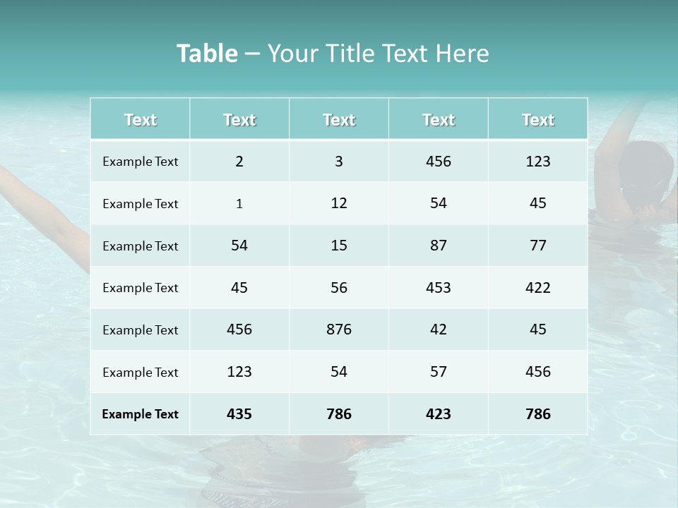 Red Sea Woman PowerPoint Template