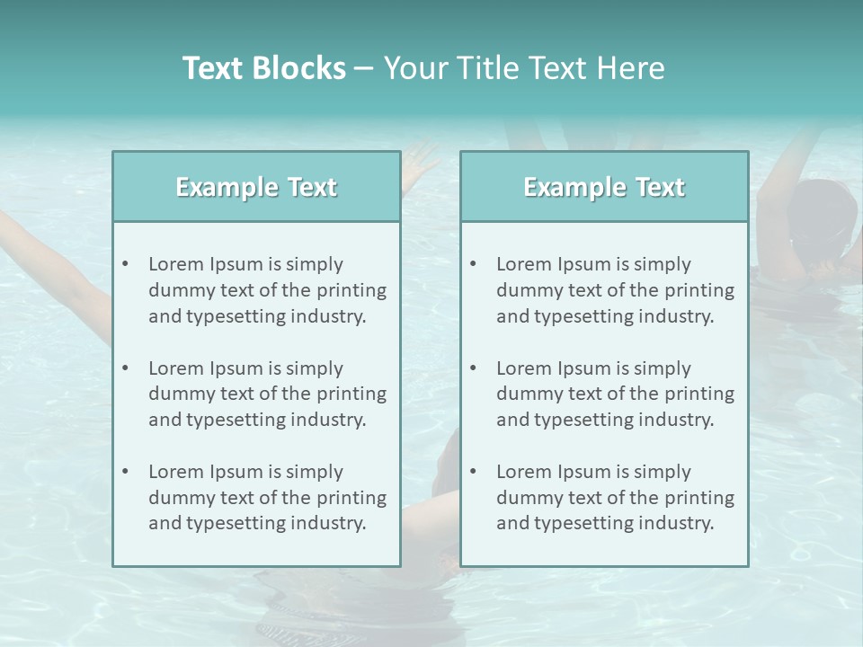 Red Sea Woman PowerPoint Template