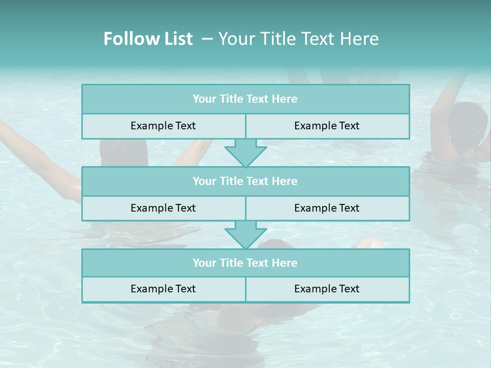 Red Sea Woman PowerPoint Template