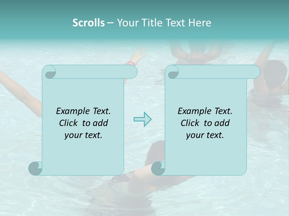 Red Sea Woman PowerPoint Template