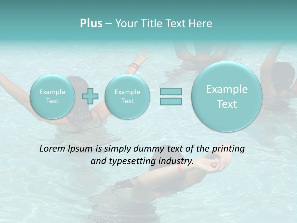 Red Sea Woman PowerPoint Template