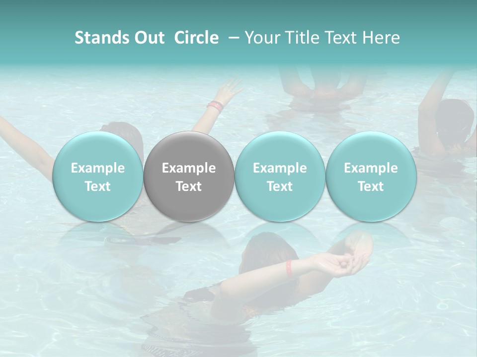 Red Sea Woman PowerPoint Template