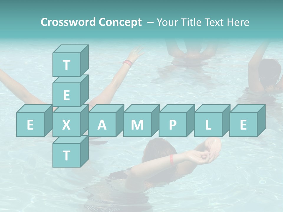 Red Sea Woman PowerPoint Template