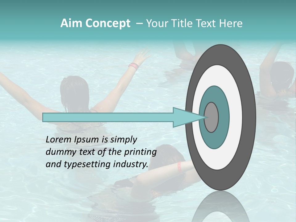 Red Sea Woman PowerPoint Template