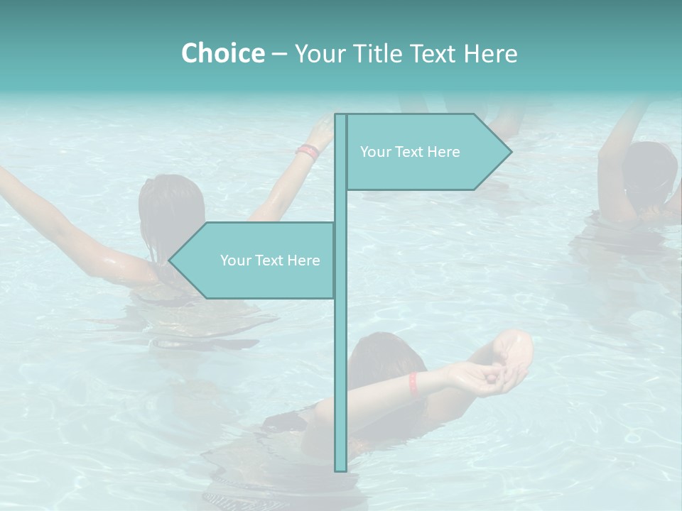 Red Sea Woman PowerPoint Template