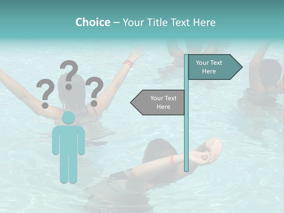 Red Sea Woman PowerPoint Template