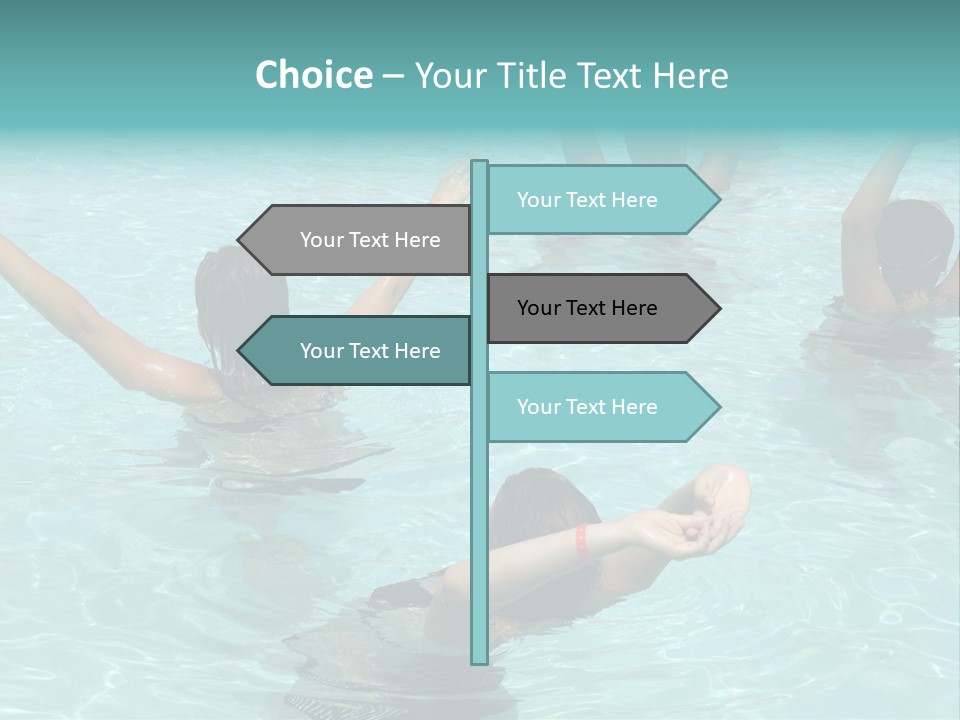 Red Sea Woman PowerPoint Template