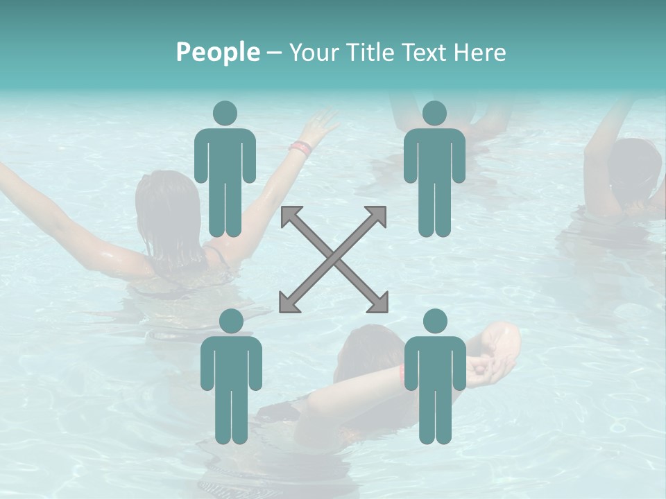 Red Sea Woman PowerPoint Template