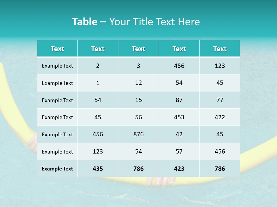 Isolated Orange Woman PowerPoint Template