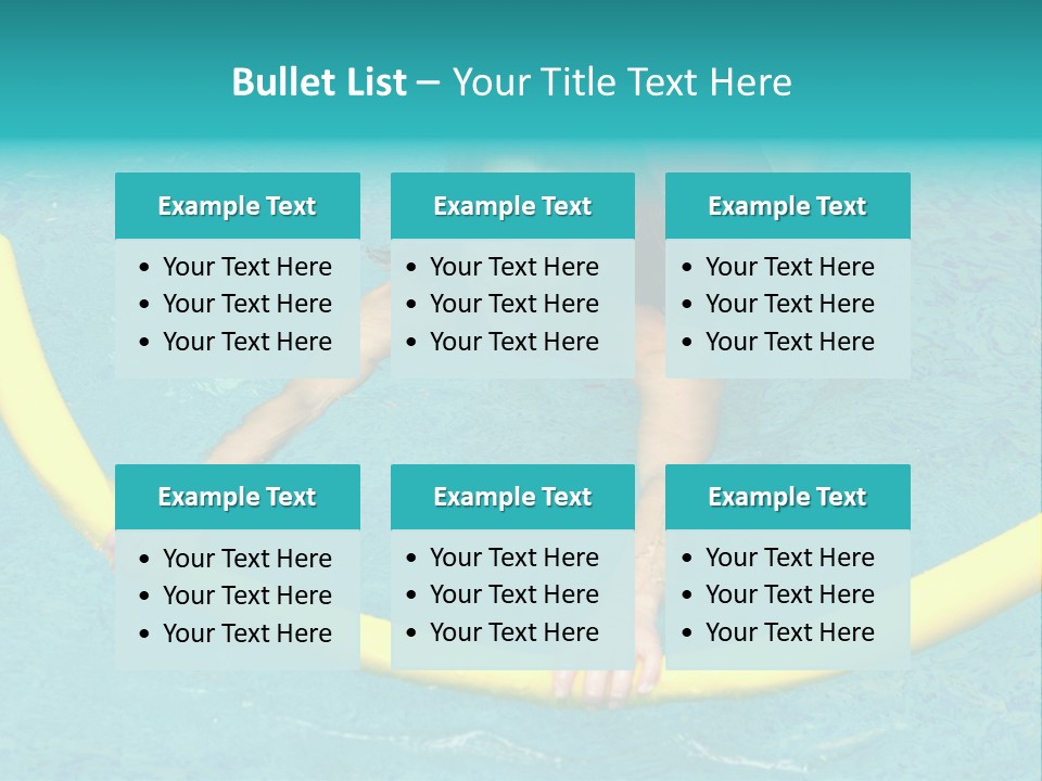 Isolated Orange Woman PowerPoint Template