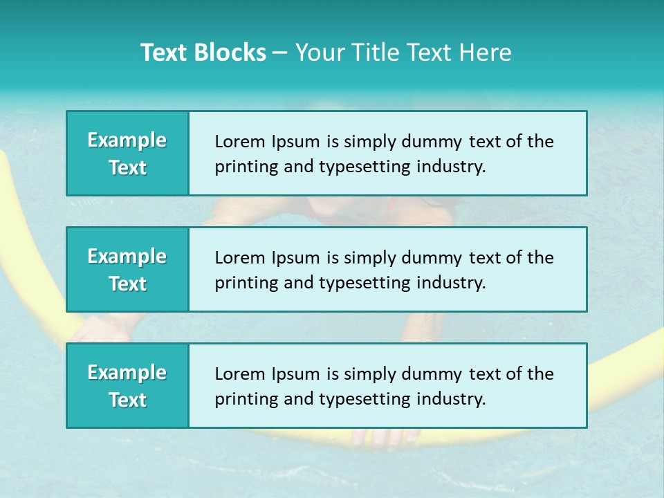 Isolated Orange Woman PowerPoint Template