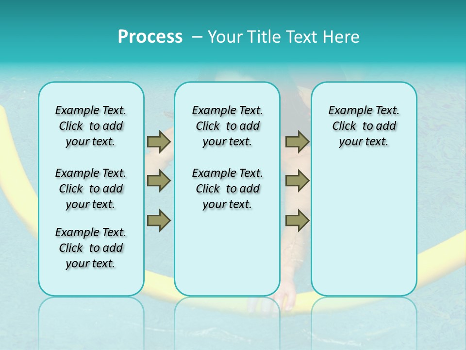 Isolated Orange Woman PowerPoint Template