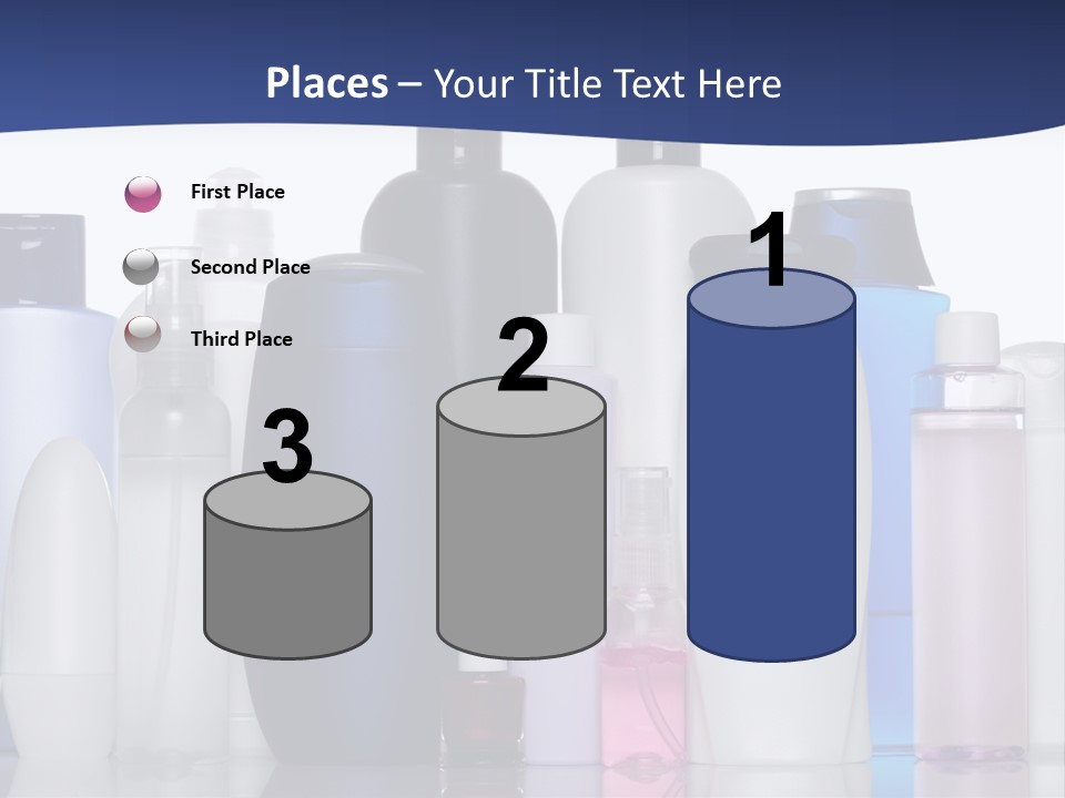 White Hygiene Conditioner PowerPoint Template