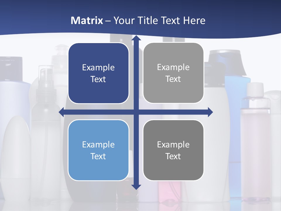 White Hygiene Conditioner PowerPoint Template
