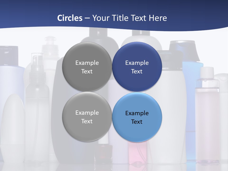 White Hygiene Conditioner PowerPoint Template