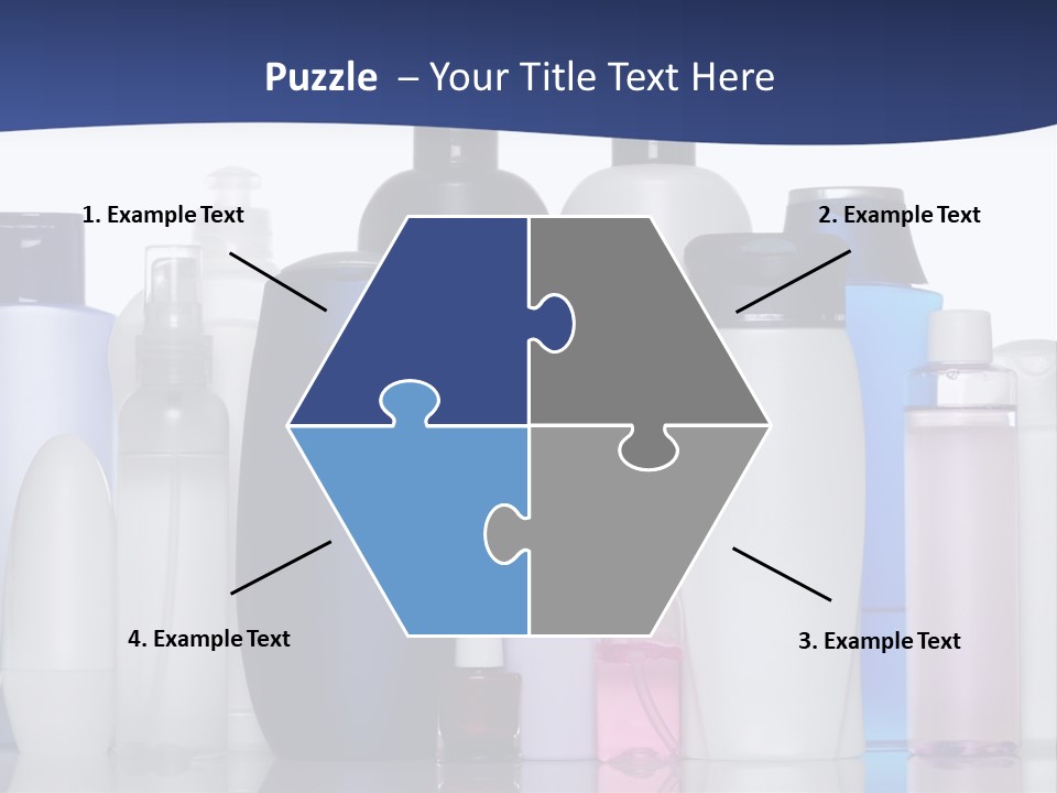 White Hygiene Conditioner PowerPoint Template