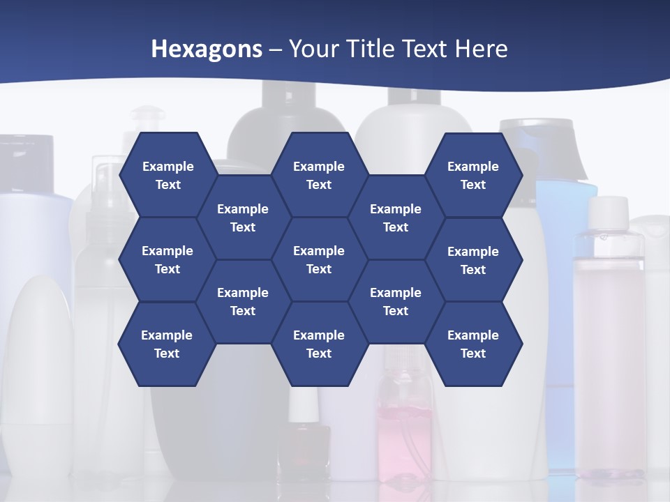 White Hygiene Conditioner PowerPoint Template