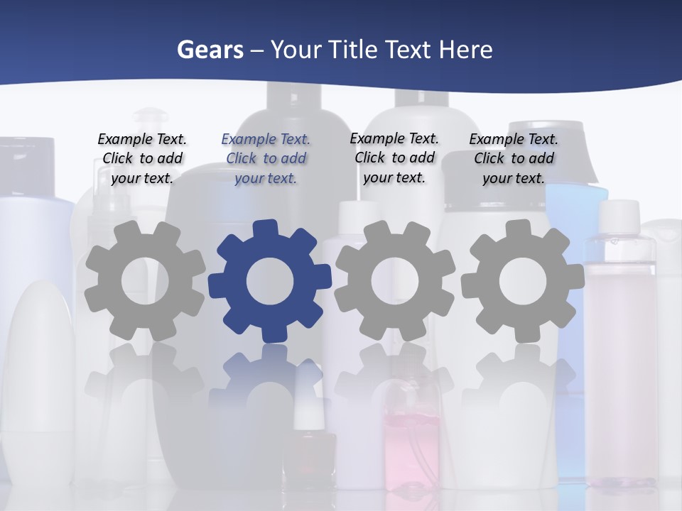 White Hygiene Conditioner PowerPoint Template