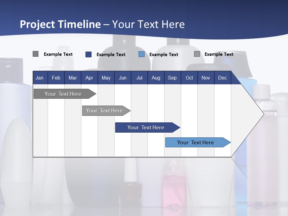 White Hygiene Conditioner PowerPoint Template
