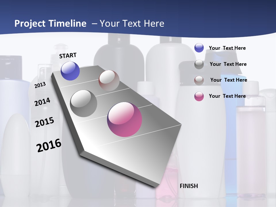 White Hygiene Conditioner PowerPoint Template
