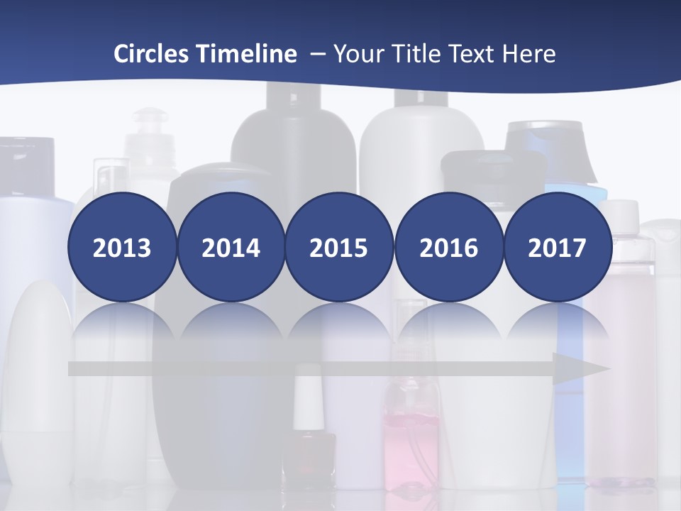 White Hygiene Conditioner PowerPoint Template