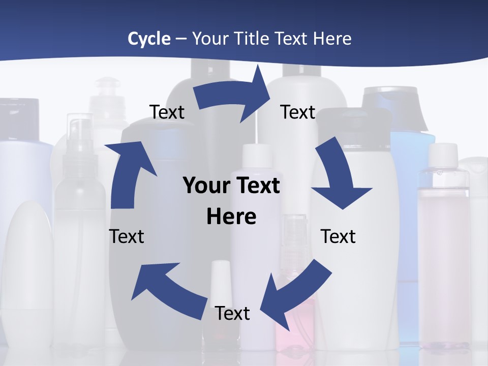 White Hygiene Conditioner PowerPoint Template