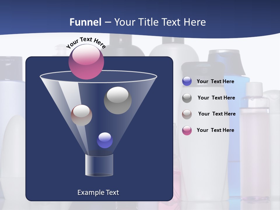 White Hygiene Conditioner PowerPoint Template