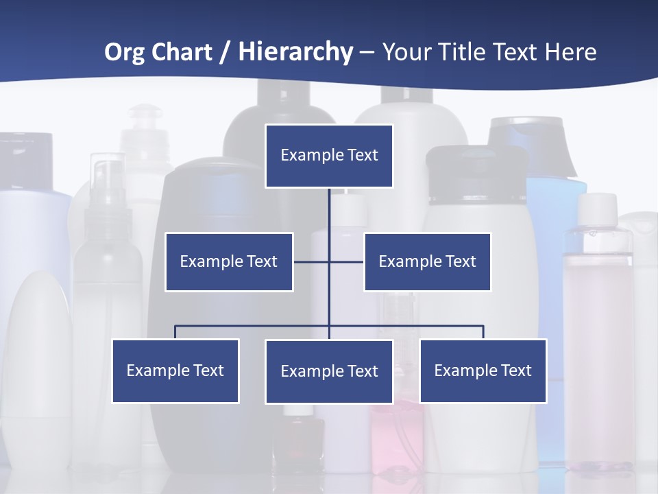 White Hygiene Conditioner PowerPoint Template