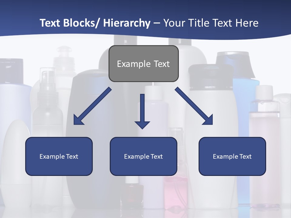 White Hygiene Conditioner PowerPoint Template