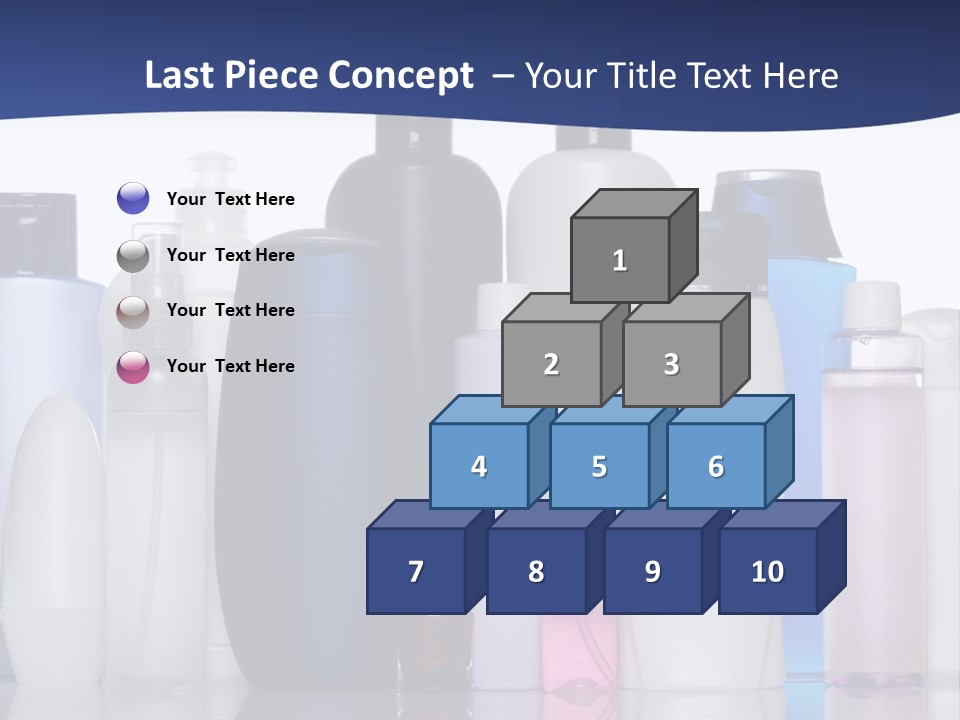 White Hygiene Conditioner PowerPoint Template