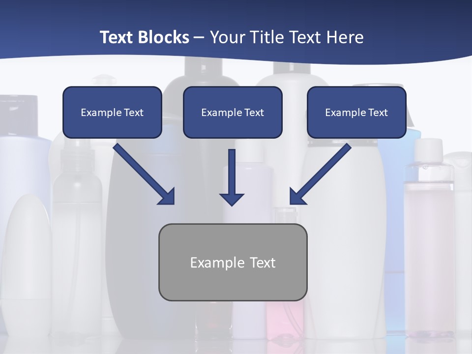White Hygiene Conditioner PowerPoint Template
