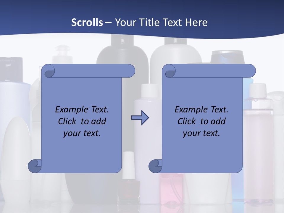 White Hygiene Conditioner PowerPoint Template
