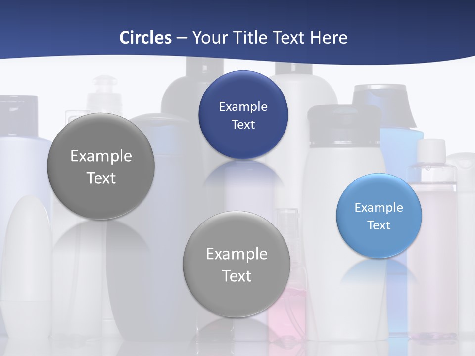 White Hygiene Conditioner PowerPoint Template