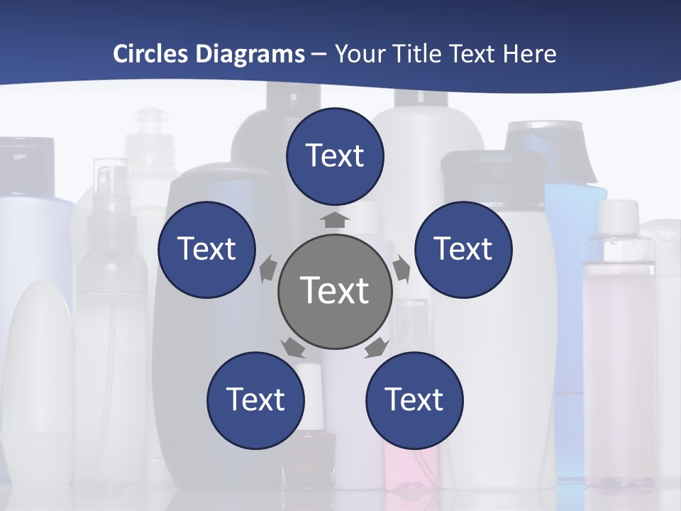 White Hygiene Conditioner PowerPoint Template