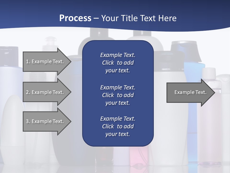 White Hygiene Conditioner PowerPoint Template