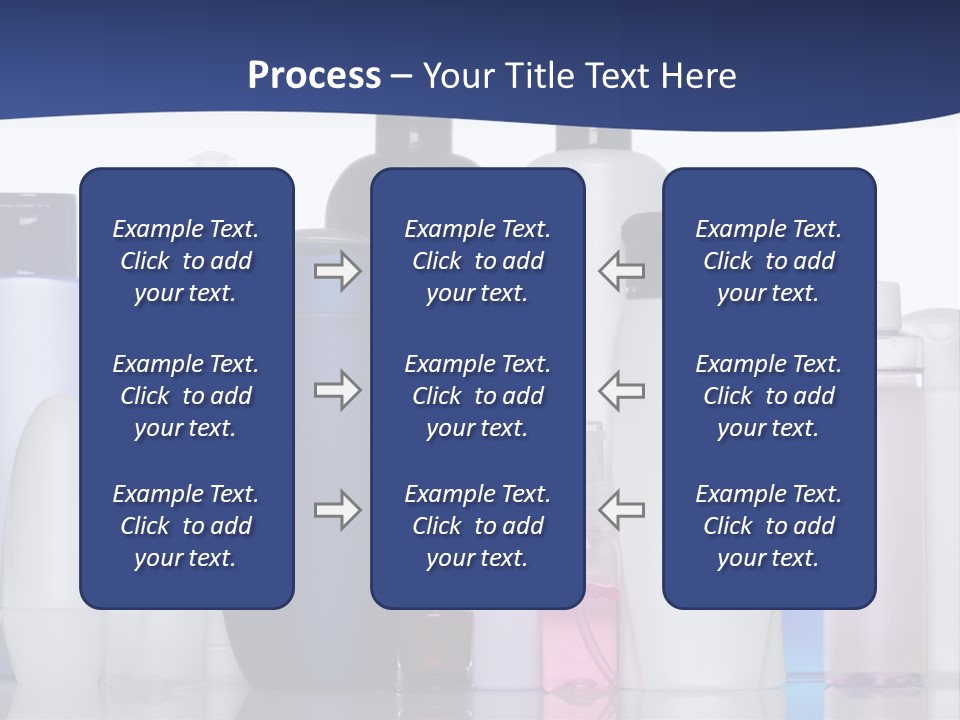 White Hygiene Conditioner PowerPoint Template
