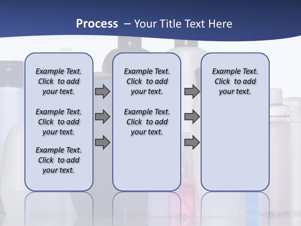 White Hygiene Conditioner PowerPoint Template