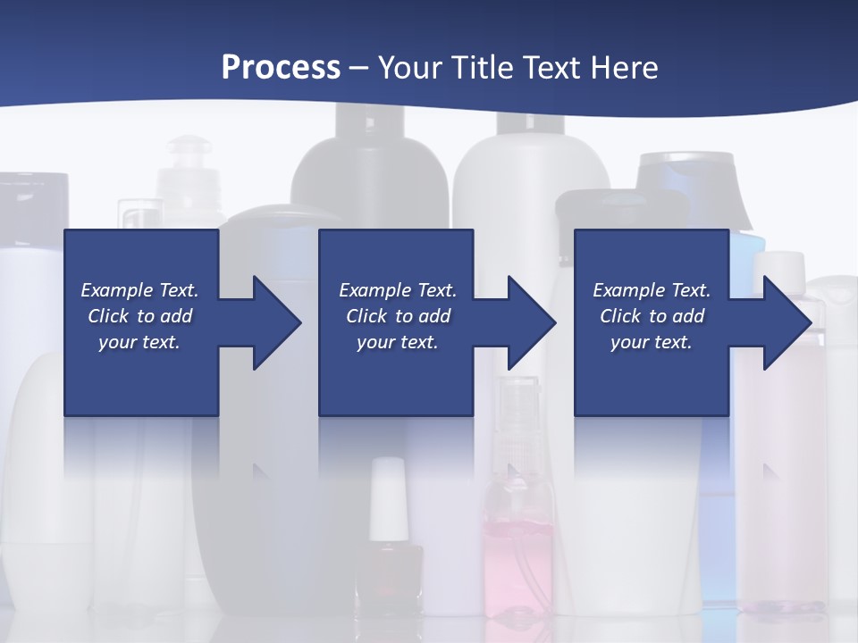 White Hygiene Conditioner PowerPoint Template