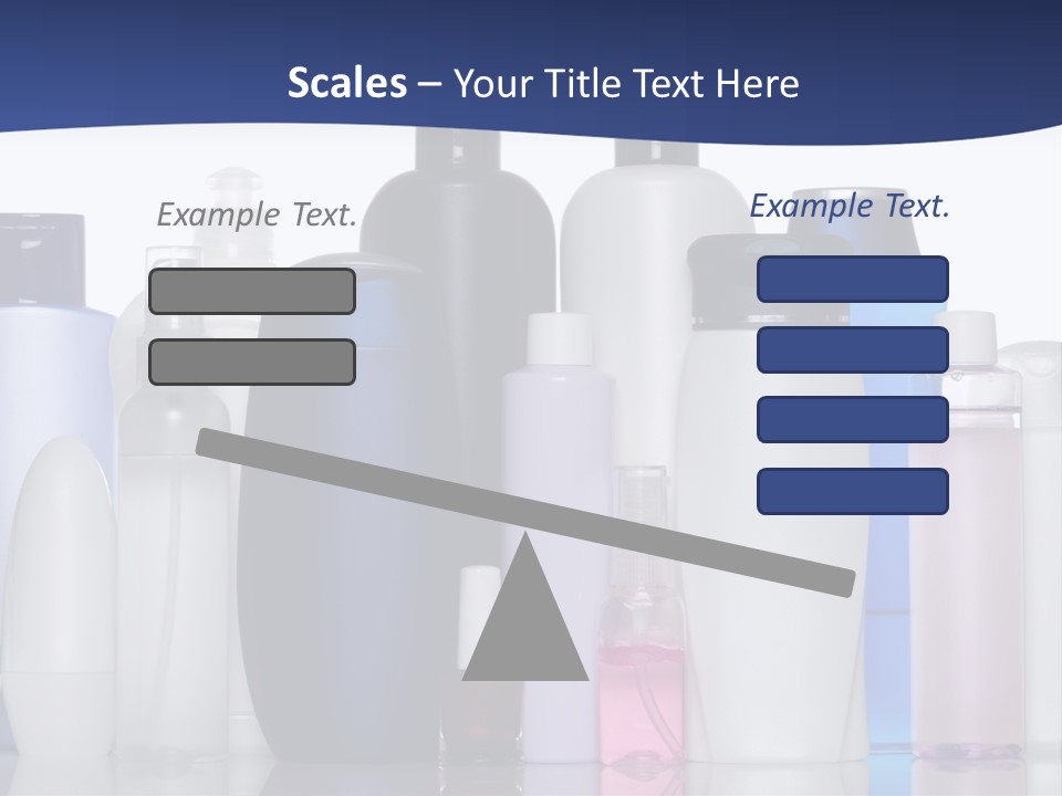White Hygiene Conditioner PowerPoint Template