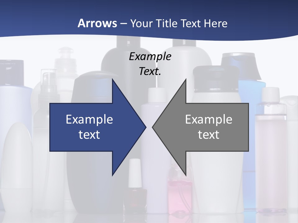 White Hygiene Conditioner PowerPoint Template