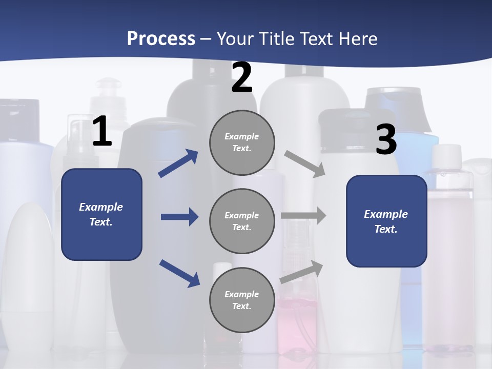 White Hygiene Conditioner PowerPoint Template