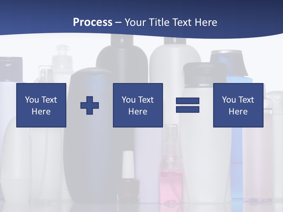 White Hygiene Conditioner PowerPoint Template
