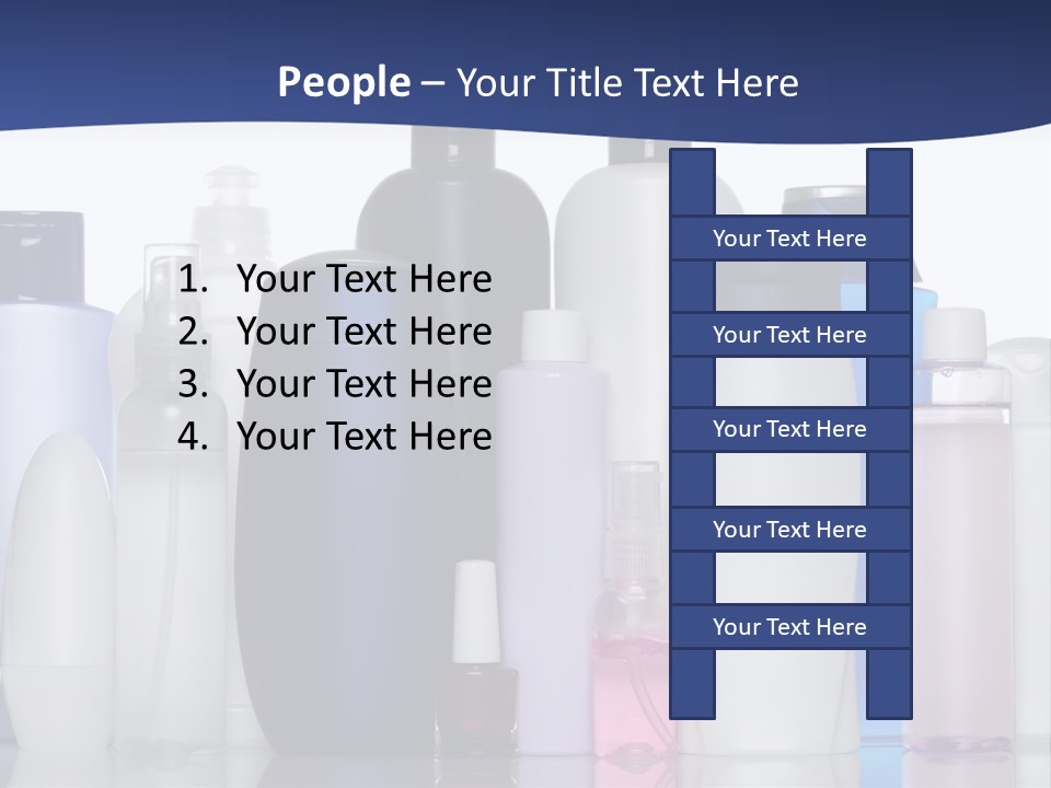 White Hygiene Conditioner PowerPoint Template