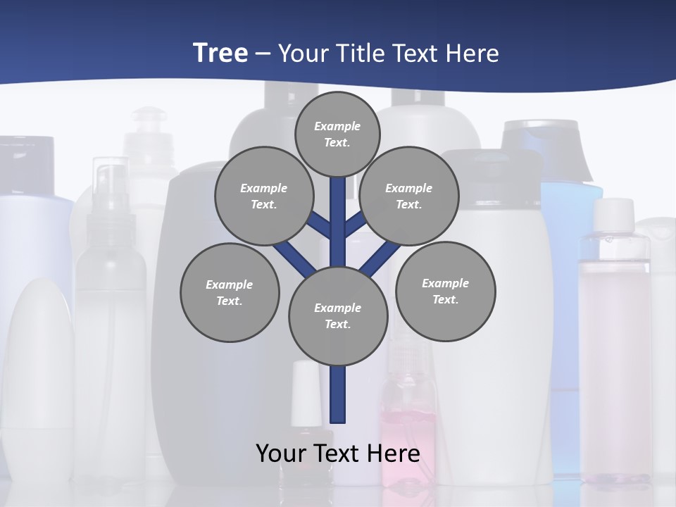 White Hygiene Conditioner PowerPoint Template