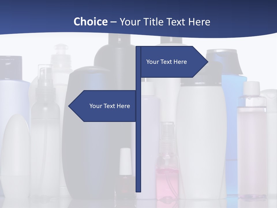 White Hygiene Conditioner PowerPoint Template