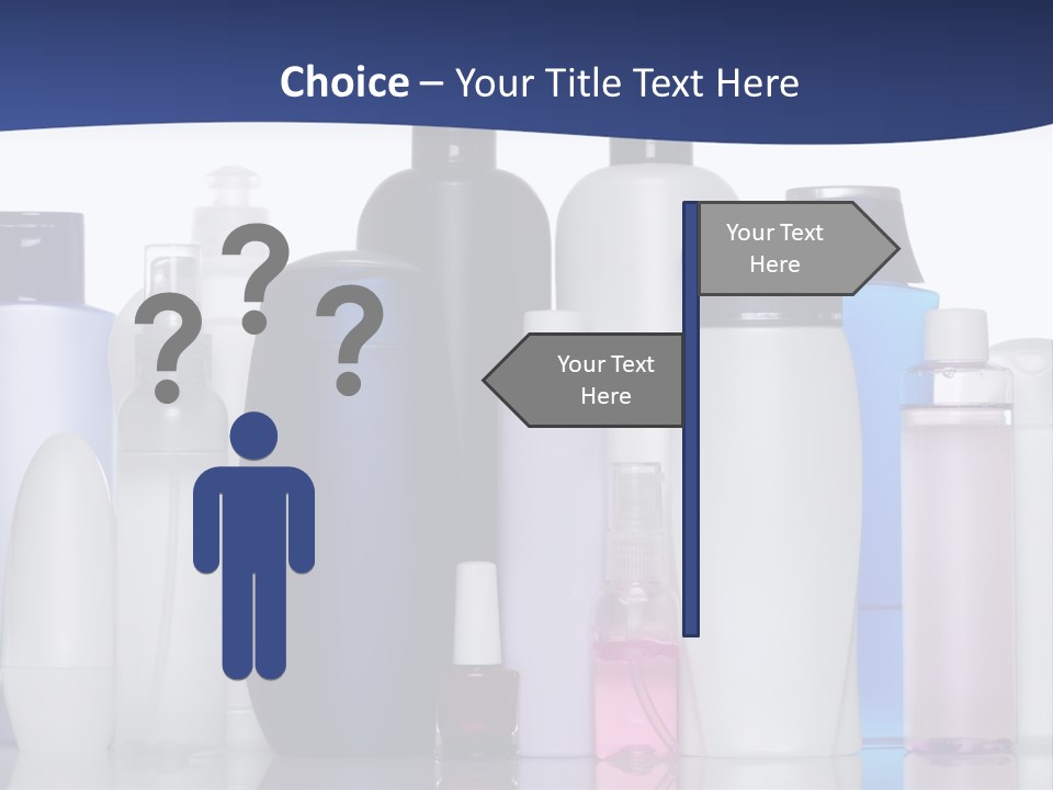 White Hygiene Conditioner PowerPoint Template