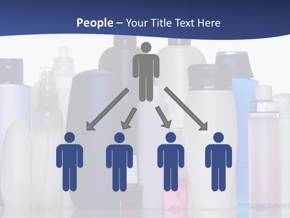 White Hygiene Conditioner PowerPoint Template