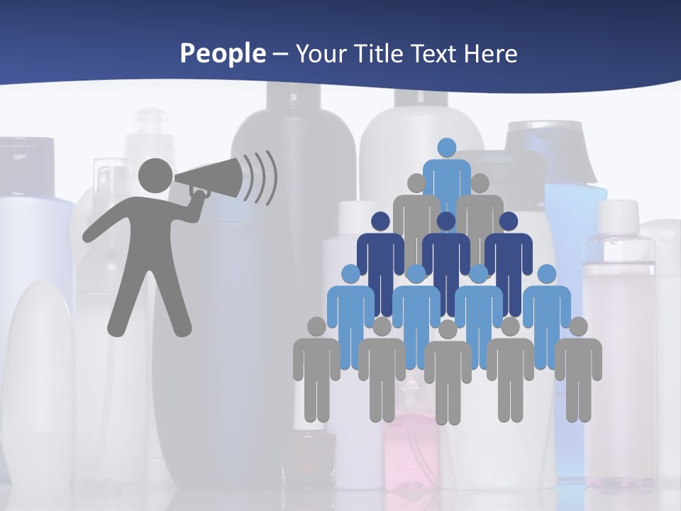 White Hygiene Conditioner PowerPoint Template